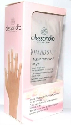 Alessandro Handsup Magic Manicure to go cleansing and cosmetics tissues New - Bild 1 von 2