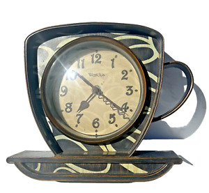 Westclox Coffee Cup Wall Clock 3D Mug Analog Kitchen Clock 32038 - Part Missing