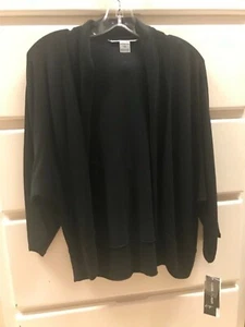 NWT Peter nygard ladies sweater 1x black - Picture 1 of 7