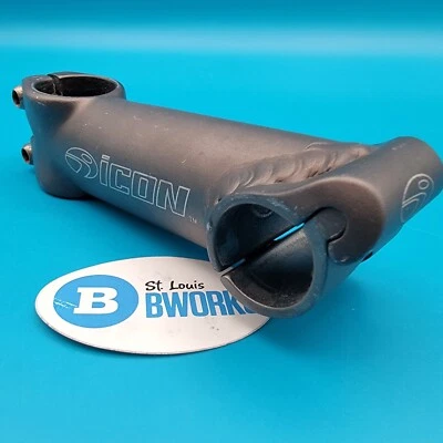 Icon 1 1/8" Threadless Bike Stem 100mm Length 25.4mm Clamp Trek Graphite  e12 - Image 1 of 4