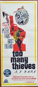 TOO MANY THIEVES - Original Aust daybill movie poster - PETER FALK, BRITT EKLAND - Picture 1 of 1
