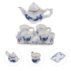 teiera in miniatura ceramica accessori cucina in miniatura set di tazze tè in