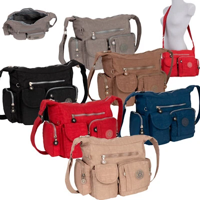 Damentasche Umhängetasche Handtasche Schultertasche Schwarz - Bild 1 von 4