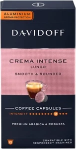 Davidoff Coffee 10 Capsule CREMA INTENSE Free Shipping World Wide - Picture 1 of 3
