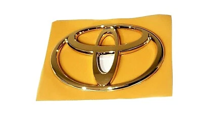 FITS TOYOTA SUPRA REAR TRUNK BUMPER GOLD EMBLEM 1993 1994 1995 1996 1997 98 - Image 1 of 2