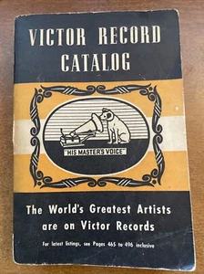 Vintage 1940-41 Victor Record Catalog Book - Good Condition - Picture 1 of 6