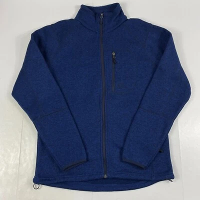 Chaqueta Avalanche Para Hombre Azul Mediana Cremallera Completa Forrada de Vellón Senderismo Esquí Al Aire Libre Foto 1 de 4