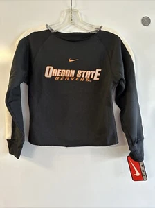 Kids Small Oregon State Beavers Nike Brand Cropped Sweatshirt - Picture 1 of 1