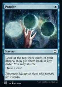 MTG - PONDER - New Capenna Commander (C) - Picture 1 of 1