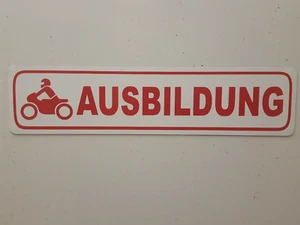 Magnetschild, Fahrschule Mopedausbildung - Bild 1 von 1