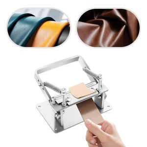 Máquina peladora divisor de cuero acero inoxidable Skiving Skiver herramienta peladora - Imagen 1 de 19