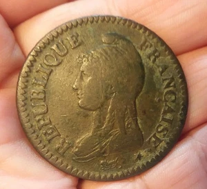 France - L'An 8(1799) Un Decime 07182502 - Picture 1 of 2