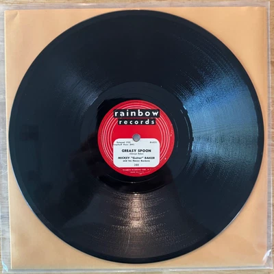 BLUES 78 10" MICKEY BAKER GREASY SPOON ON RAINBOW RECORDS - Image 1 of 2