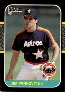 1987 Donruss Jim Pankovits Houston Astros #605 - Picture 1 of 2