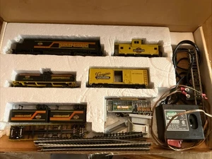 HO Scale Harley Davidson # 99214-88Z Limited Train Set W/box (Needs Service) - Picture 1 of 18