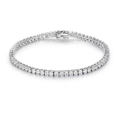 2.68ct Lab Grown Diamond Tennis Bracelet - 925 Silver - 2mm - 19.05cm - Image 1 of 4