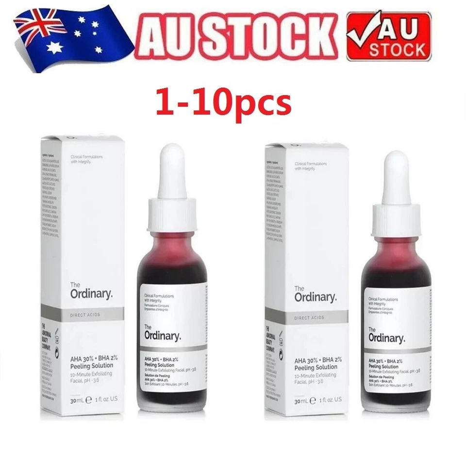 THE ORDINARY AHA 30% +BHA 2% Peeling Solution 30ml – Clears Blemishes & Pores AU - image 1 of 4