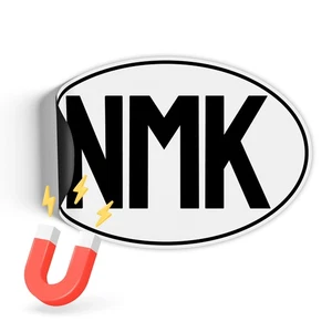 Länderkennzeichen 17,5x11,5cm nach DIN EU-Norm Magnetschild RV005-28 Nordmazedon - Picture 1 of 7