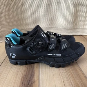 Bontrager Igneo MTB Cycling Shoes Women’s 8.5 Black SPD Mountain Bike New No Box - Picture 1 of 11