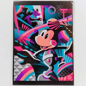 Epcot Postcard WonderGround Gallery Disney Jeff Granito Figment Mickey Mouse - Picture 1 of 2