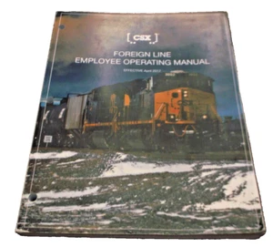 APRIL 2017 CSXT FOREIGN LINE OPERATING MANUAL - Imagen 1 de 1