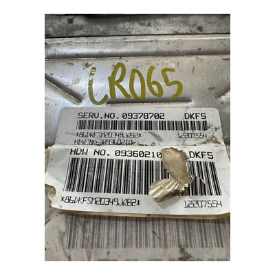 Módulo de control del motor Chevrolet Venture 2000-2001 3,4 L ECM 09378702 OEM Foto 1 de 2