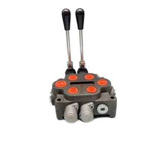 25 Gpm 2 Spool Hydraulic Control Valve Directional Double Acting 1500-3000PSI - Picture 1 of 11