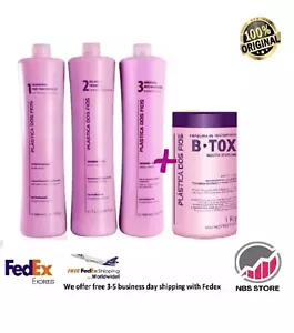 KIT PLASTICA DOS FIOS DETOX SHAMPOO MASCHERA TERMICA SIGILLANTE BTOX PER CAPELLI DANNEGGIATI - Foto 1 di 15