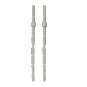 2pz Bottoni Ricambio WC Aste Plastica Doppio Scarico Serbatoio Acqua Ricambi - Foto 1 di 12