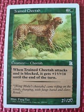 MtG buy_it_now TRAINED CHEETAH 155/180 Portal Three Kingdoms P3K WORLDWIDE NM-
