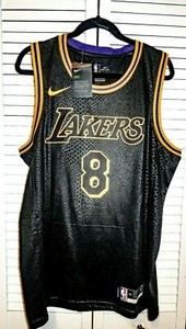 kobe black lakers jersey