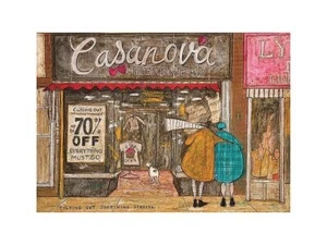 Picking Out Something Special ART PRINT by Sam Toft Image Size 12 1/4" x 8 3/4" - Picture 1 of 1