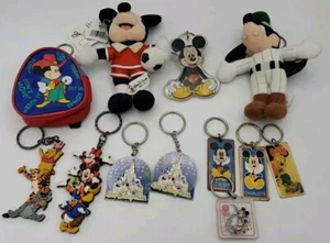 Y2k 90s 2000s Disney and Walt Disney World Vintage Keychain Lot Of 12 Epcot Pooh - Picture 1 of 24