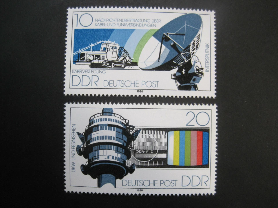 DDR MiNr. 2490-2491 Nuovo** (DD 2490-91) - Immagine 1 di 1