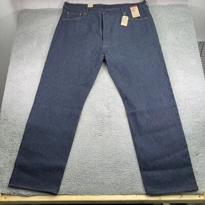 Levis 501 Jeans Mens 46x34 (Fits 47x34) Original Shrink To Fit Button Fly - Picture 1 of 18