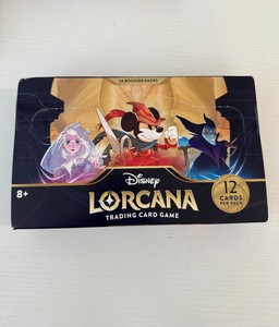 Disney Lorcana The First Chapter Sealed Booster Box Display TCG 12 Cards perPack