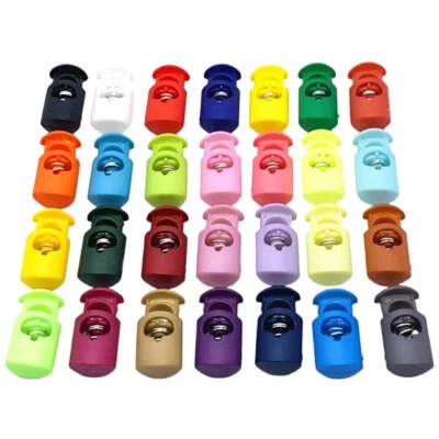 20 peças de fivela de mola plana única roupa ajuste de corda elástica náilon - Imagem 1 de 4