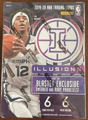 Caixa de basquete 2019 Panini NBA Illusions Blaster - lacrada de fábrica - Morant/Zion - Imagem 1 de 4