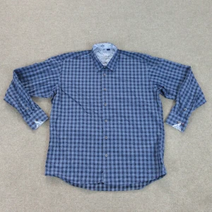 Marcello Sport Hemd Herren Extra Large Blau Kariert Langarm Knopfleiste - Bild 1 von 18