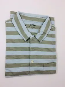 J. Camisa polo para hombre Crew Davenport manga corta a rayas grande y X grande nueva con etiquetas - Imagen 1 de 4