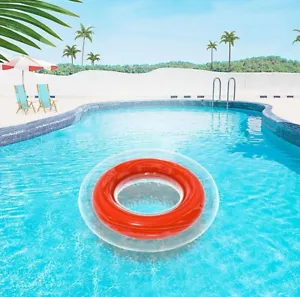 Inflatable Pool Floats Rings - Swim Tubes Floaties - Suitable for Teens Aged 12+ - Picture 1 of 3