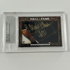 2021 Leaf Hall of Fame Cut ROBERT PARISH HoF Cut Auto Gold Ink Signature