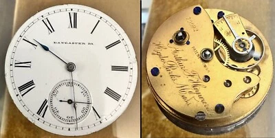 Lancaster Watch Co.18 tamaño KWKS desde atrás Hyde Park, laboratorio privado masivo Foto 1 de 4