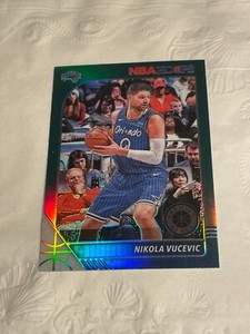 Nikola Vucevic 2019-20 Panini NBA Hoops Premium Stock Green Prizm #142 Parallel