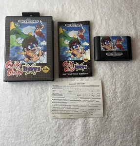 Chiki Chiki Boys (Sega Genesis, 1993) - (Complete, Tested) CIB - With Reg Card - Picture 1 of 12