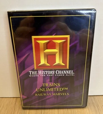 THE HISTORY CHANNEL TRAINS UNLIMITED RAILWAY MARVELS DVD DOCUMENTARY NEW SEALED - Image 1 of 4