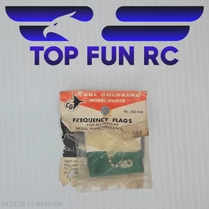 Carl Goldberg RC 332-338 Frequency Flags Universal For Model Airplane Frequenc. - Picture 1 of 1