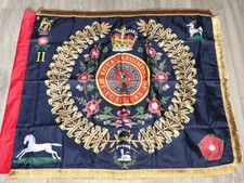 The Royal Regiment of Fusiliers 2nd battalion Regimental colours flag.