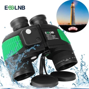 Binoculares 7X50 con brújula telémetro para caza navegación militar impermeable - Imagen 1 de 11