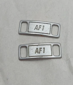 Nike AF1 Shoe Badge Lace Buckles Tags Authentic Air Force One Lace Buckle badge - Picture 1 of 5